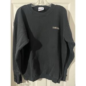 Vintage Handcuffs Sweatshirt Sz L Thumbs Street Skate Y2K Black